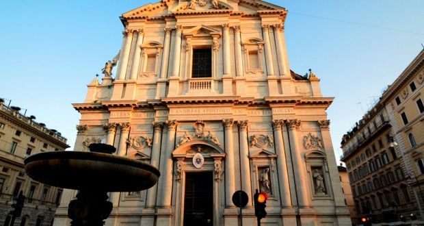 Façade de l'église Sant Andrea della Valle