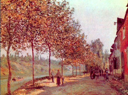 Sisley, Une matinée de Juin, 1884