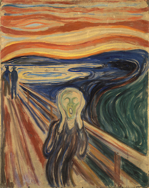 Le cri de Munch 1910