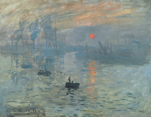 Monet tableau Impression Soleil Levant